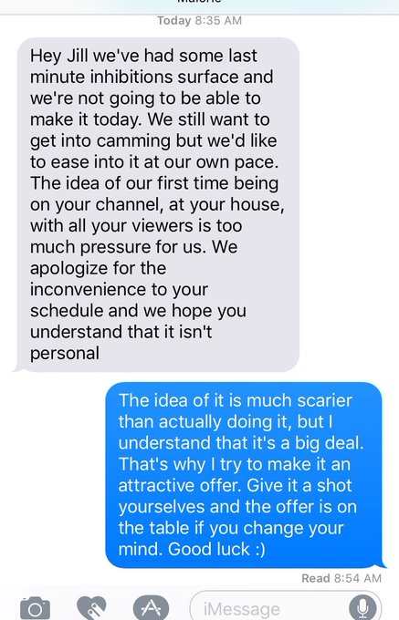 Its been harder convincing couples to come on our show, even if we offer more and they have less to lose