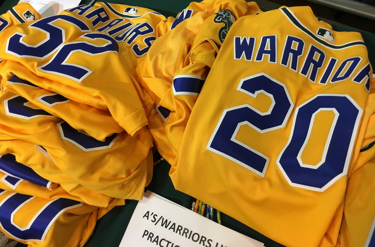 oakland warriors jersey