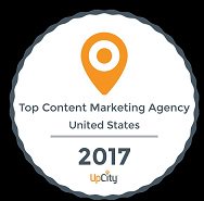 triercompany's tweet image. We&apos;re still over the moon🙆 at being named 2017 Top Content Marketing Agency. #contentmarketing #agencylife #techclients #startups