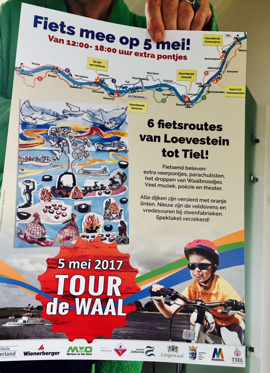 tourdewaal.nl #fietsen <a href="/betuweroutes/">Betuweroutes</a> <a href="/Regionaalu/">Regionaal Uitgelicht</a> <a href="/TourDeWaal/">Tour de Waal</a> <a href="/BloemJoyce/">nico van den heuvel</a> <a href="/uiterwaarde/">uit®waarde</a> <a href="/VTCvarik/">Veerhuis</a> <a href="/ZennewijnenTiel/">Camping Zennewijnen</a> @UitInTiel #Waal