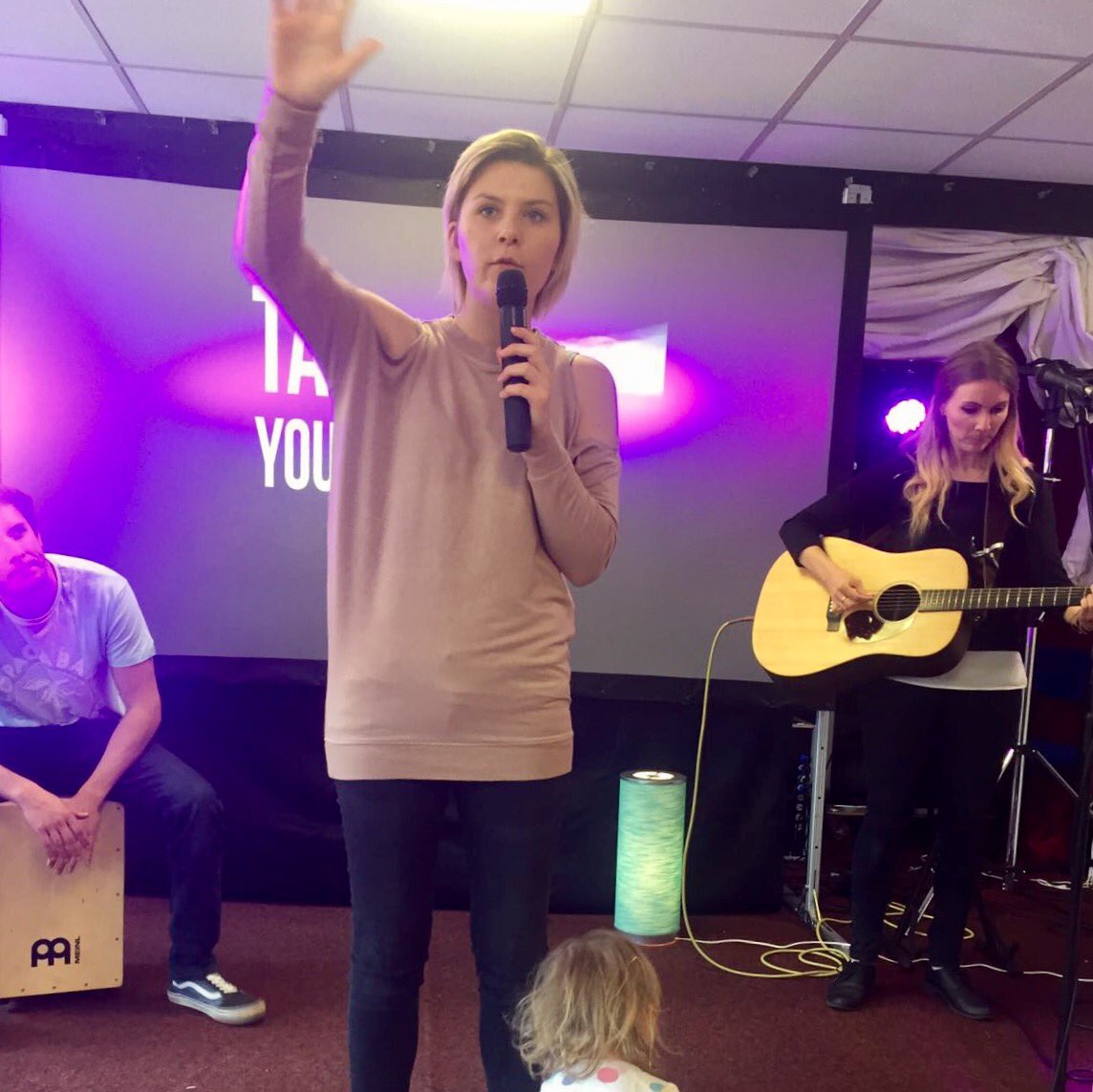 Ps <a href="/LisaDaniels00/">Lisa Daniels</a> kicking off our new series @ OCP - Tag, You're It. 
"Who in your world needs to be tagged with your revelation of Jesus?"