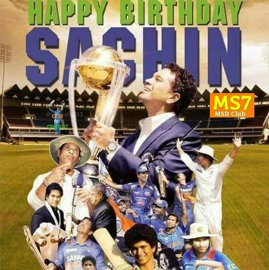 Happy birthday Sachin Tendulkar 
From :- [ fan ]   