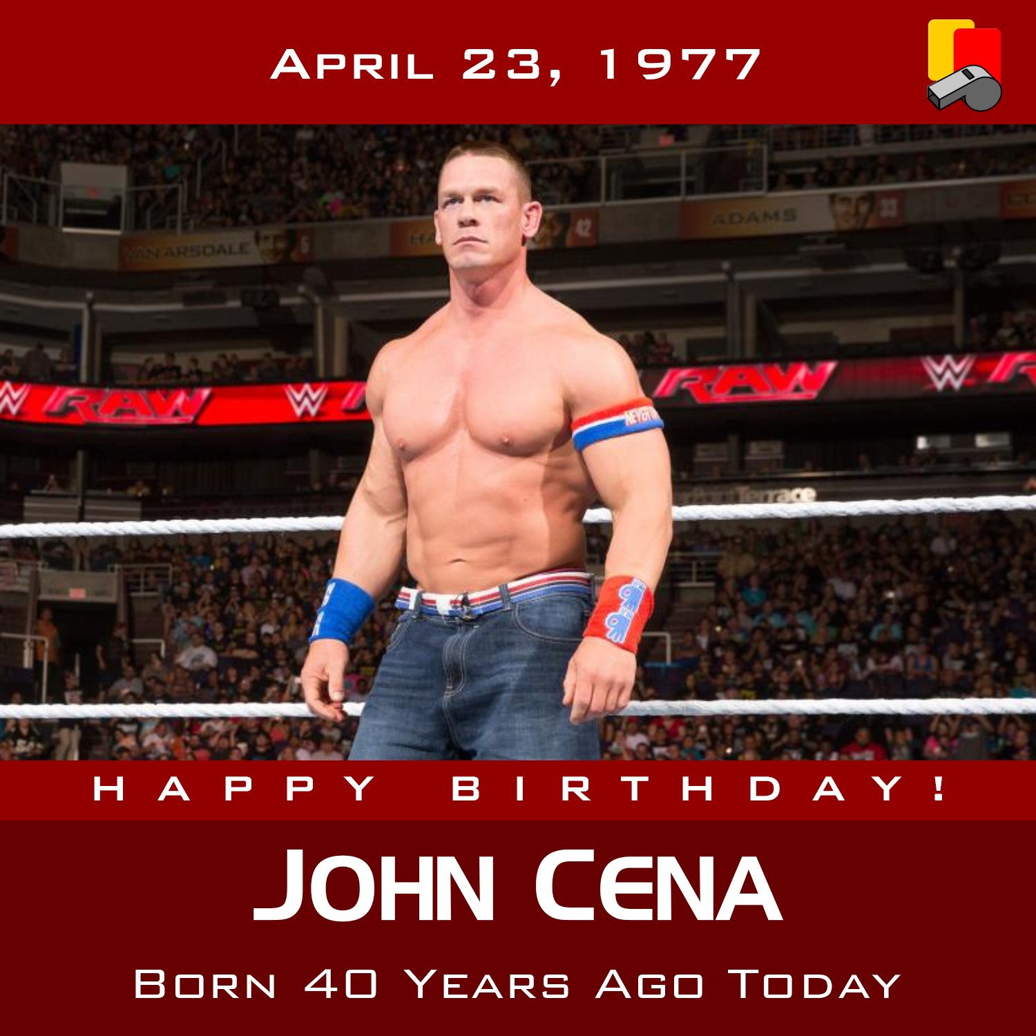 Happy Birthday to the one, the only....JOHN CENA!!!

WWE wrestler turns 40 today. 