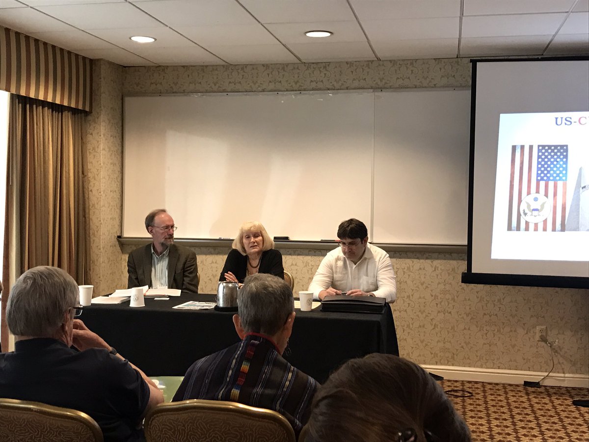 LAWGaction's tweet photo. LAWG Senior Associate @mavisanderson speaks about #Cuba bills in U.S. Congress:
"It's a bipartisan issue."
#EAD2017 https://t.co/sSz5ySrqNo