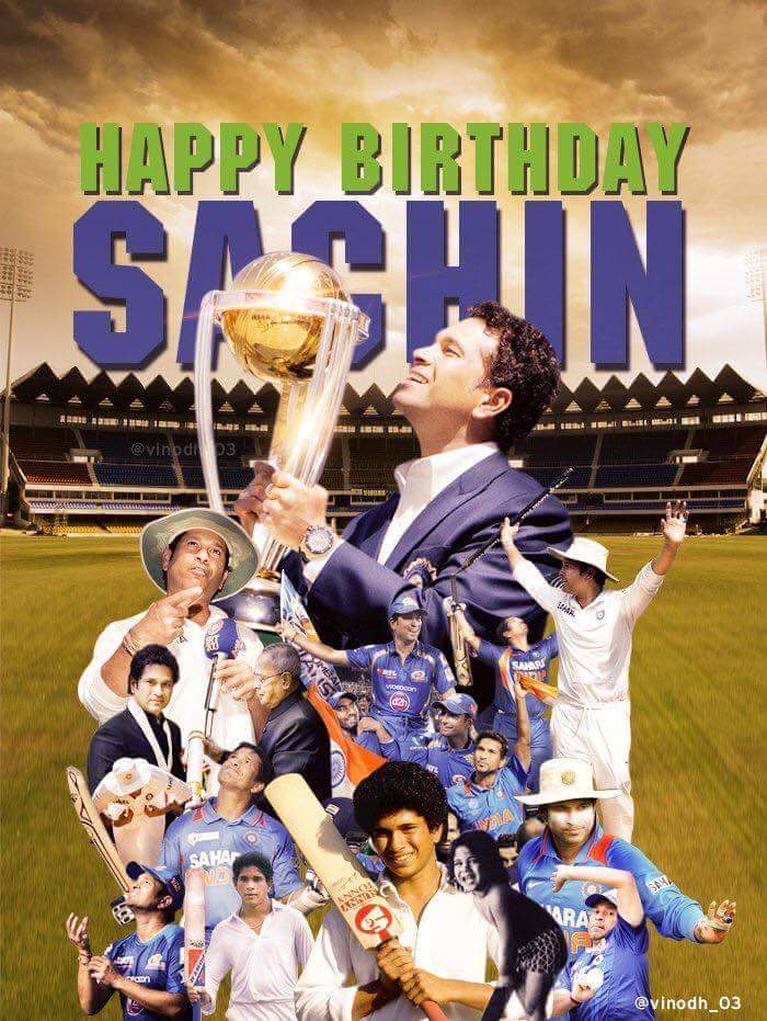 Happy Birthday master blaster Sachin Tendulkar ji 