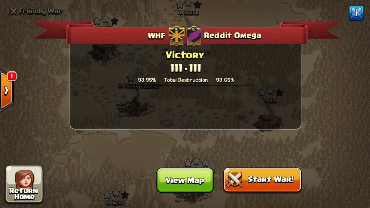 WHF wins again! Awesome war to <a href="/RedditOmega/">Reddit Omega</a> - best of luck the rest of the way!