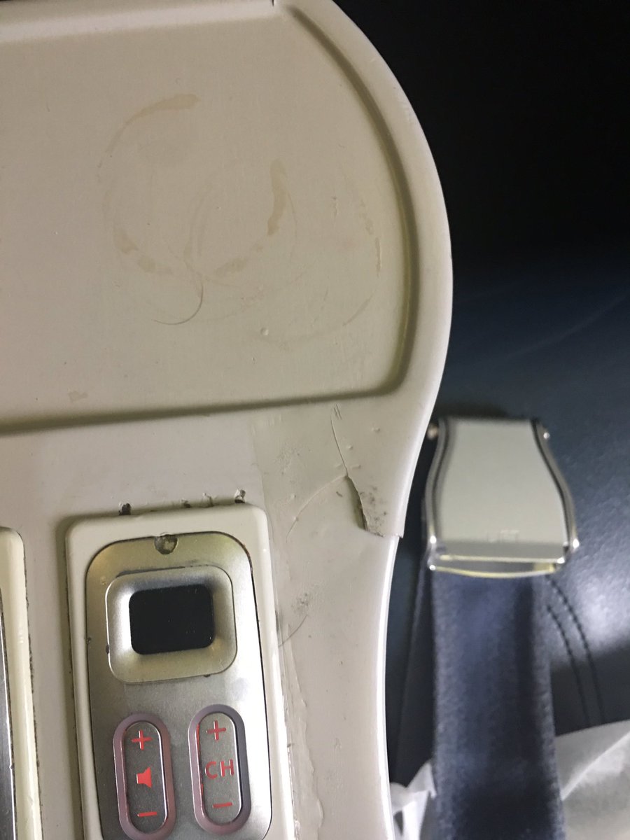 This is business class <a href="/Delta/">Delta</a>? Wow. Gross!