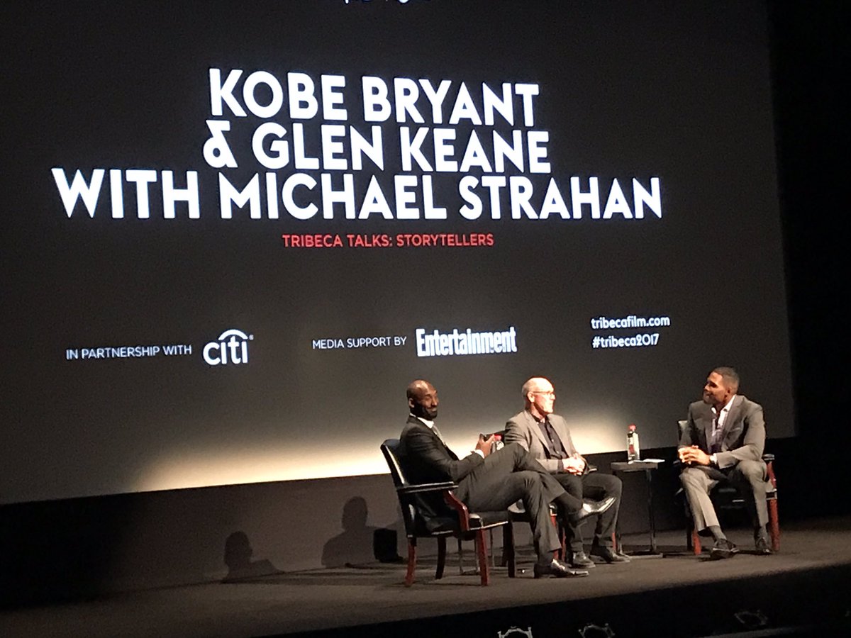 Talking #DearBasketball with @GlenKeanePrd & @michaelstrahan #Tribeca2017 https://t.co/Tj0GoyumkJ