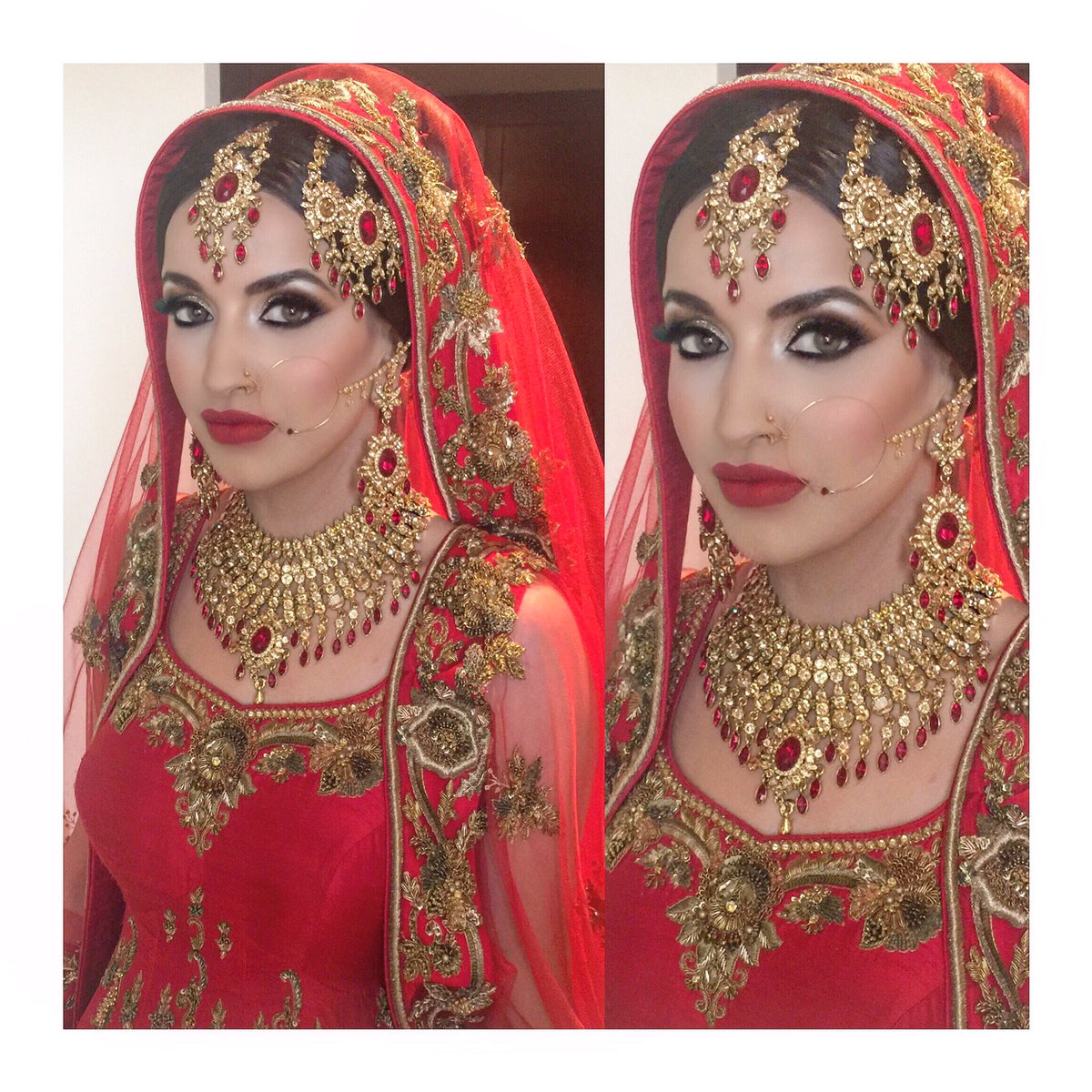 Our beautiful Dubai bride outfit by fabulous @ektasolanki jewellery by <a href="/kylescollection/">Kyles Collection</a> #dilmatharubride