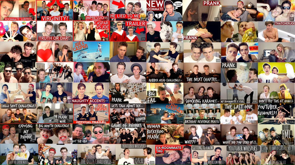 FamousRewind's tweet image. Throwback to the beginning..
@Caspar_Lee &amp;amp; @Joe_Sugg - What a journey so far! 📸🎬