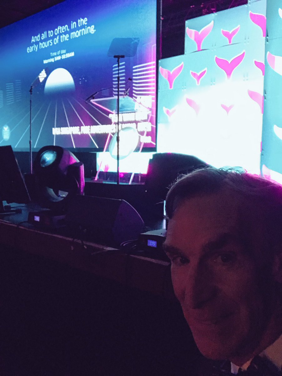BillNye's tweet photo. At Shorty Awards. I'm presenting Best Snapchatter. O the suspense. https://t.co/MSZPvBzioa