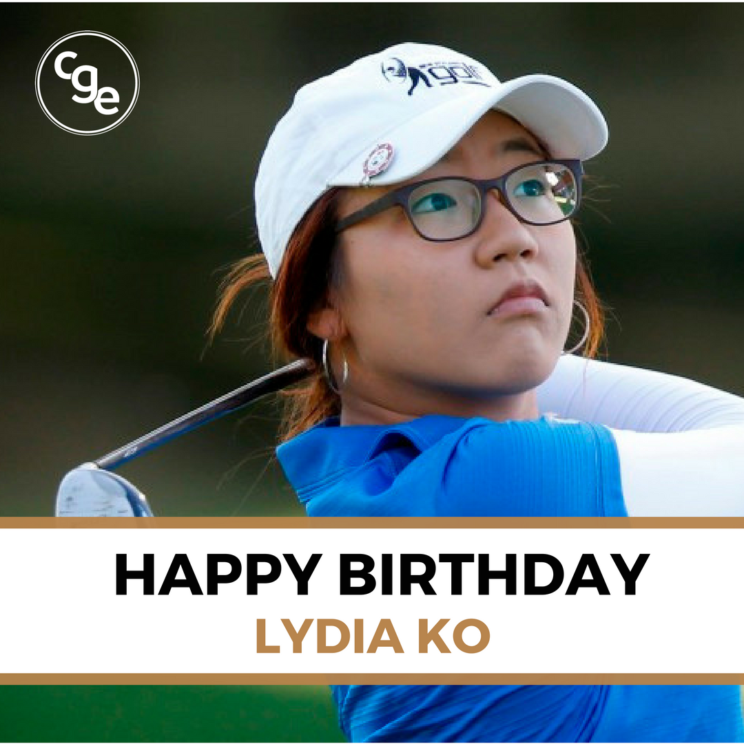 Happy Birthday to Lydia Ko Lydia began playing golf at age 5!   