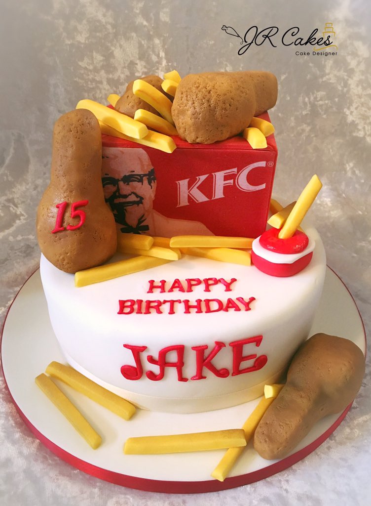 Is this the best birthday cake ever? Woman bakes replica KFC bargain bucket  for husband's special day - Mirror Online