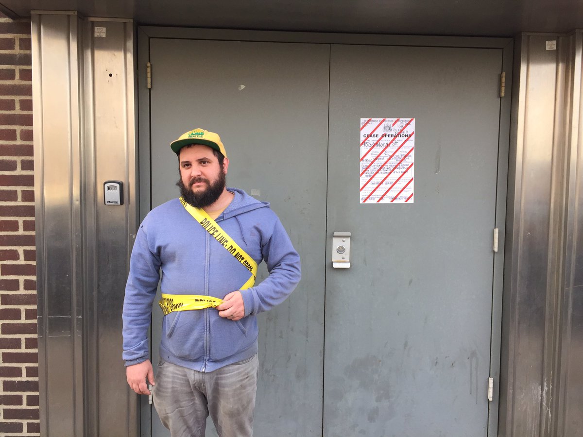 Restorations's tweet photo. Third practice space in a row to get shut down because of drugs. Philly's the best. #rip #unenthusiastictourist #discoloadout https://t.co/71gb0FYv5n