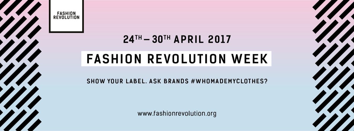 It's FASHION REVOLUTION WEEK! Join the global movement and ask brands #whomademyclothes? fashionrevolution.org/get-involved