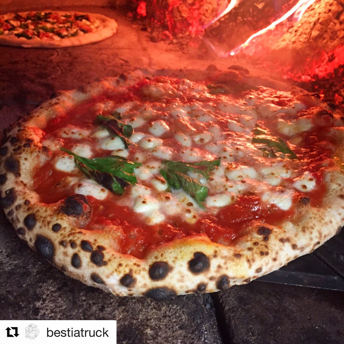 Hell hath no fury like a wood-burning #pizza. Don't miss <a href="/bestianera/">BESTIA</a> at our Summer Series debut this Fri at @HbviewChevy 3200 Bloor St W!