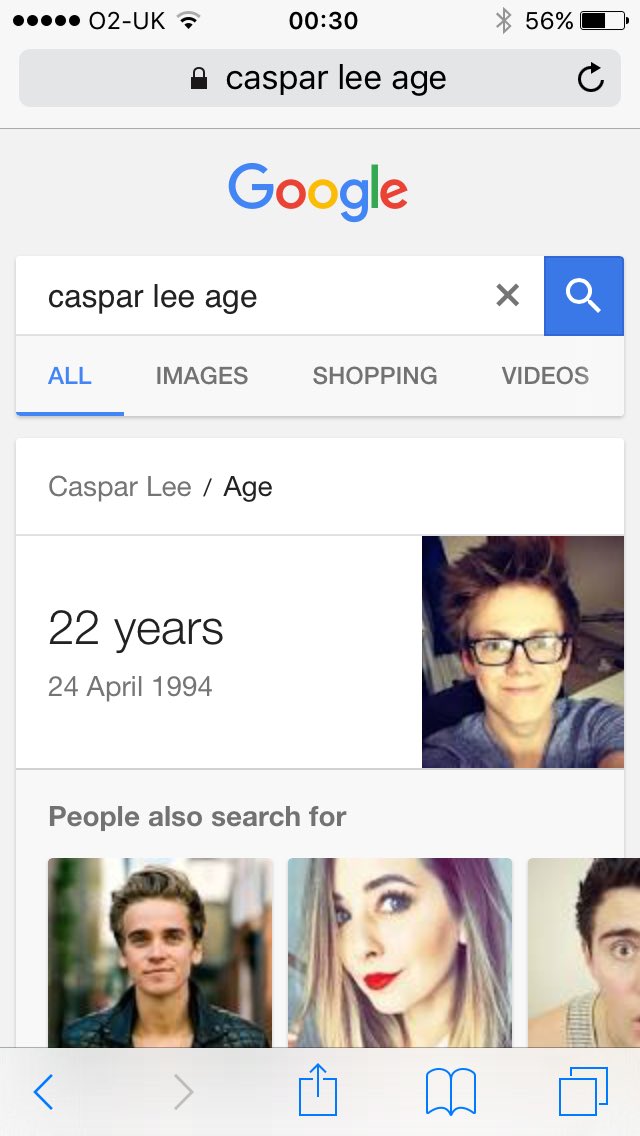 They haven\t changed it yet         happy birthday Caspar X xx 