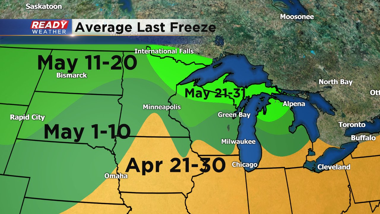 Average last freeze quickly approaching