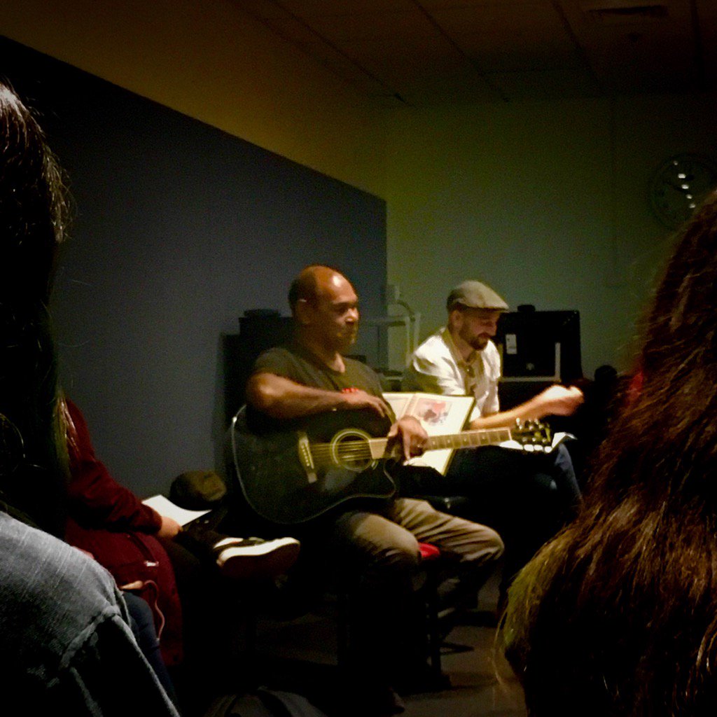 Joe Geia sings "40,000 Years" &amp; shares his vision for a united Aust' in the <a href="/sydneycon/">SydneyConMusic</a> Popular Music Studies course