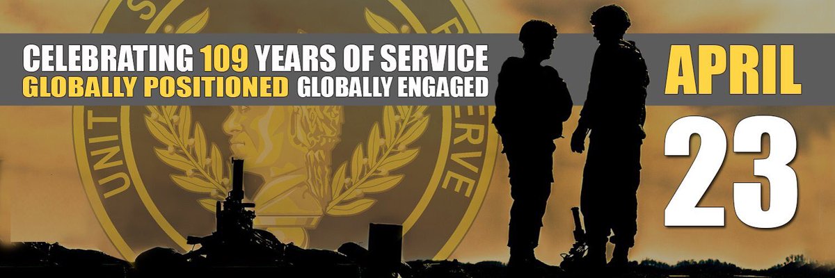 POTUS45's tweet image. Happy 109th Birthday, @USArmyReserve. Thank you for your service! -DJT