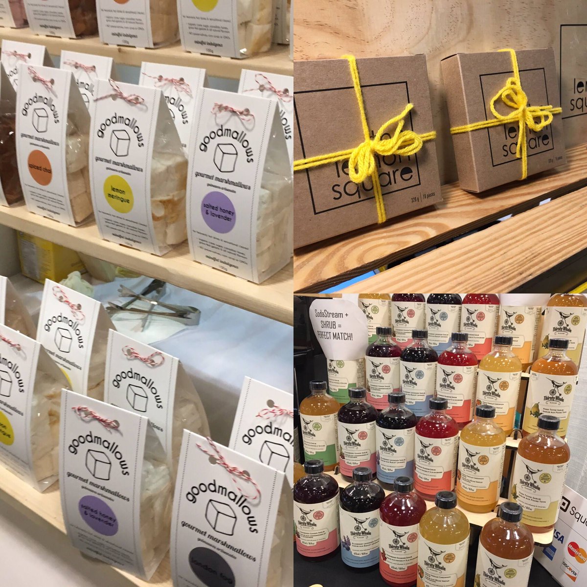 mblendheim's tweet image. Some of my fave #food items from the many great vendors at #makeitvancouver this weekend 😊🍴 @goodmallows @thelemonsquare @ThirstyWhaleElx