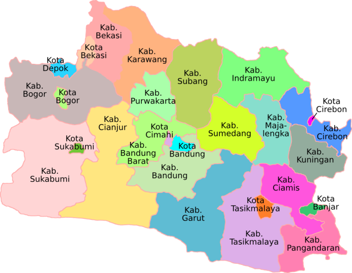 Gunawan on Twitter ieu Peta Jawa Barat  AingSunda https 