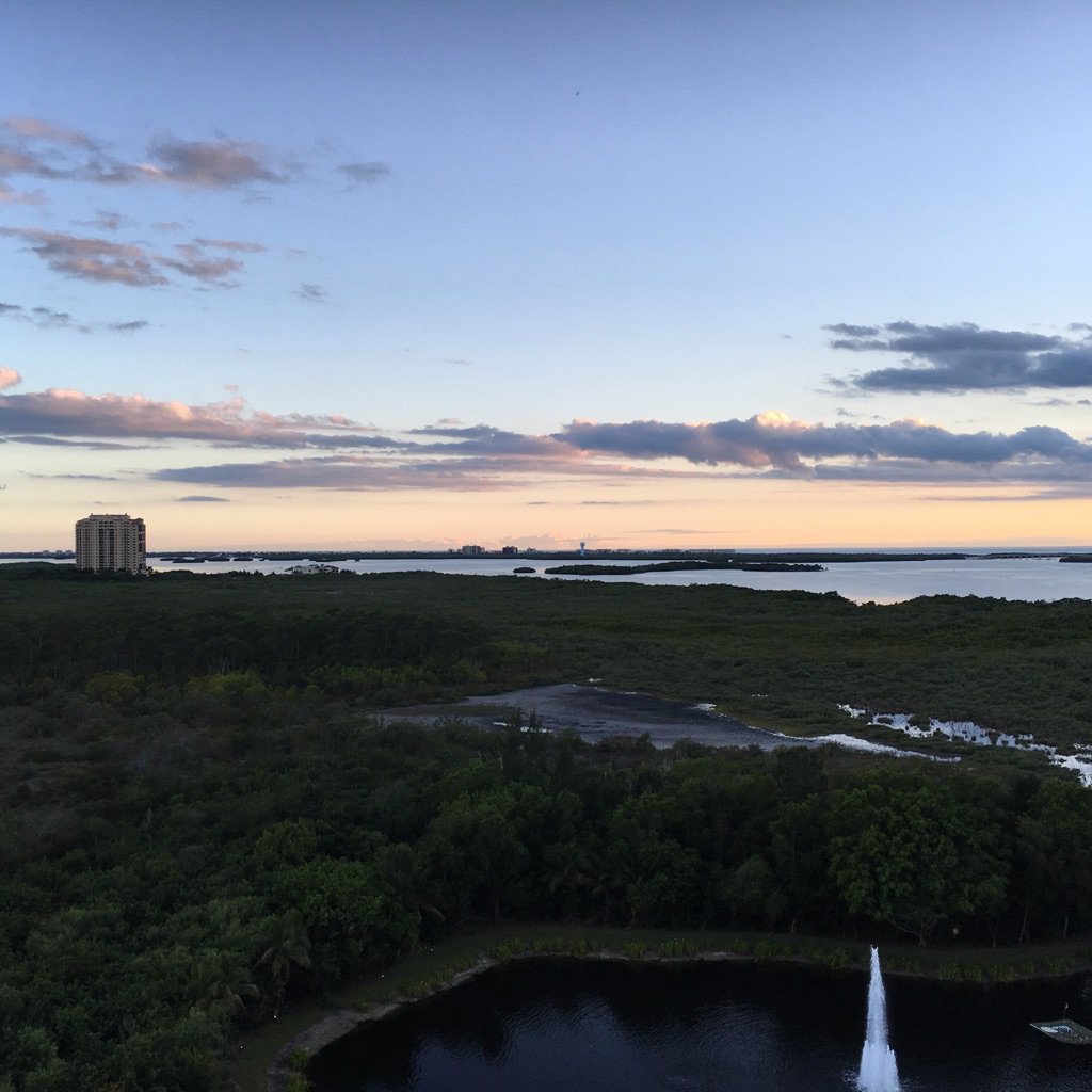 dianewhaines's tweet image. A beautiful sunset to greet me upon arrival. See everyone tomorrow! #LearningElite #LIPawards #CLObc #CLOsym