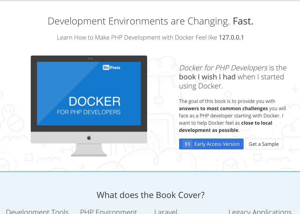 Paul Redmond 🇺🇸 on Twitter "A little Docker for PHP Developers landing