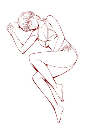 カラーカット用下書き。今日はこいつからやっつけます。 