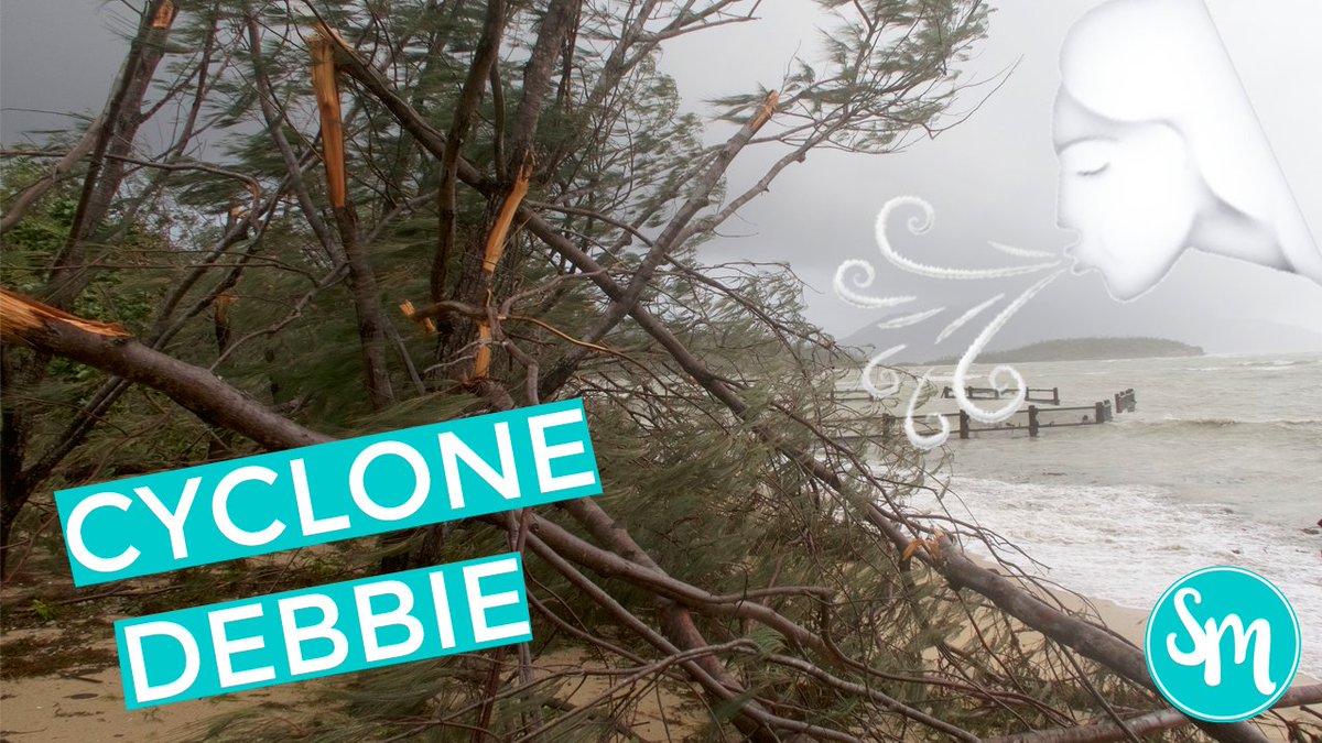 ClaireSempf's tweet photo. NEW VIDEO! Cyclone Debbie 🌬 >> Saly Mist Vlog! 
https://t.co/VYwvRNEOIS #cyclone #debbie #australia #whitsundays https://t.co/u0PWh6EP2g