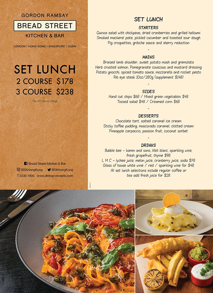 Bread Street Kitchen On Twitter Good Morning Hong Kong Please