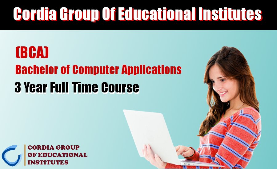 Cordiagroup's tweet image. #BachelorofComputerApplications (#BCA): 3 Year Full Time Course and 100% #Job placements at #CordiaGroup.