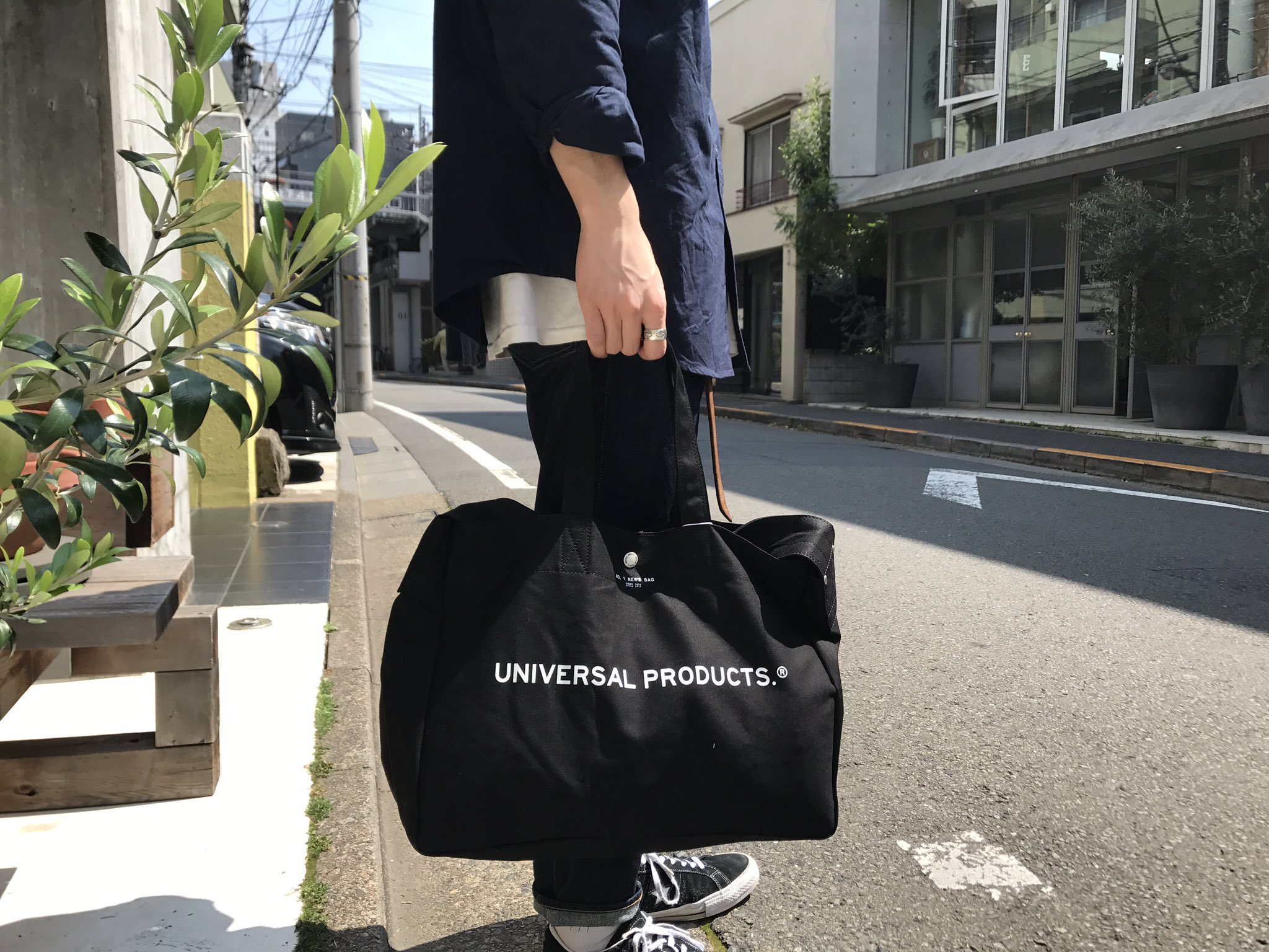 CORDURA NYLON NEWS BAG SMALL[BROWN] | 1LDK (ワンエルディー