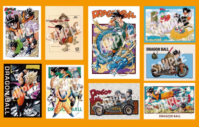 ジャンプショップ　ドラゴンボール　イラストポスターコレクション　鳥山明 ジャンプショップ JUMP SHOP【公式】 on X: 