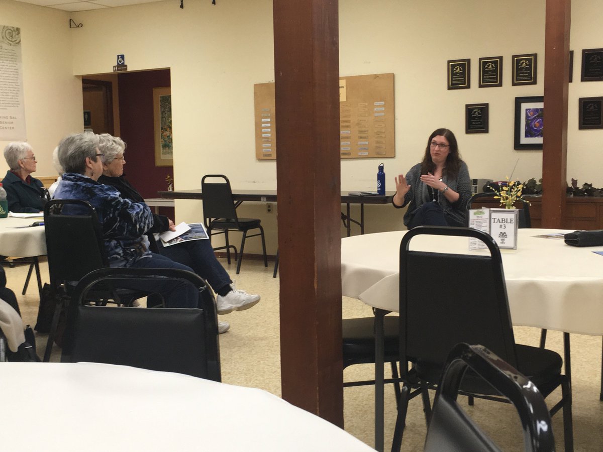 AndyTsubasaF's tweet photo. #j462event 18 people came to the Viking Sal Senior Center in Junction City to share with Rep. Fahey their concerns facing the 14th district https://t.co/ToaDkiISqt