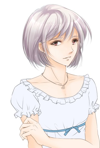 白髪のtwitterイラスト検索結果 古い順