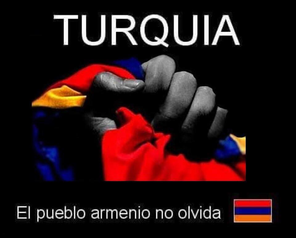 24 de abril de 1915
102 años del #GenocidioArmenio
Nunca hay que olvidar
Memoria, reclamo, verdad, justicia y reparación
