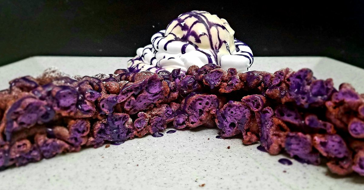 Ube ALERT!!! The Original Ube Funnel Cake Is coming to <a href="/stationcasinos/">Station Casinos</a> this week <a href="/GAFoodieFest/">GreatAmericanFoodie</a> <a href="/SunsetStation_/">Sunset Station</a>  #vegas #foodie #dessert #fun