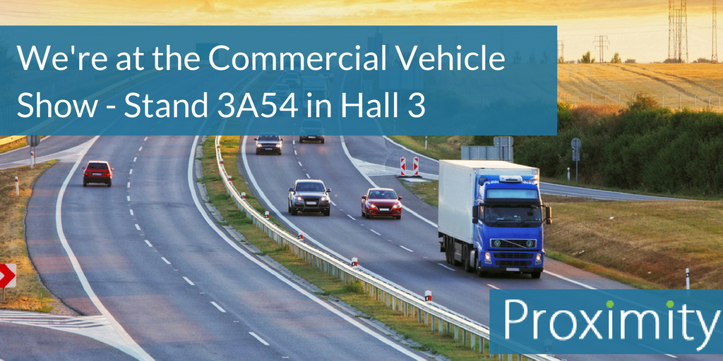 Proximity_ltd's tweet photo. Ready fora a great few days at @TheCVShow with @DPickburn , @slprox1  &amp; our transport management system @go2_stream https://t.co/yvjGt22YUv https://t.co/CugnjAjnzL
