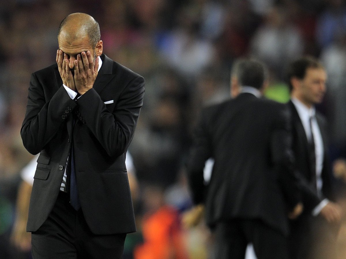 ProfBrownTips's tweet image. The first season Guardolia will not have won silverware😳