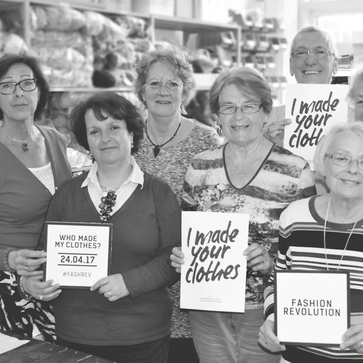 #whomademyclothes ? Our grannies makes your clothes! Join @Fash_RevNld this week and ask your label #whomademyclothes #granniesfinest
