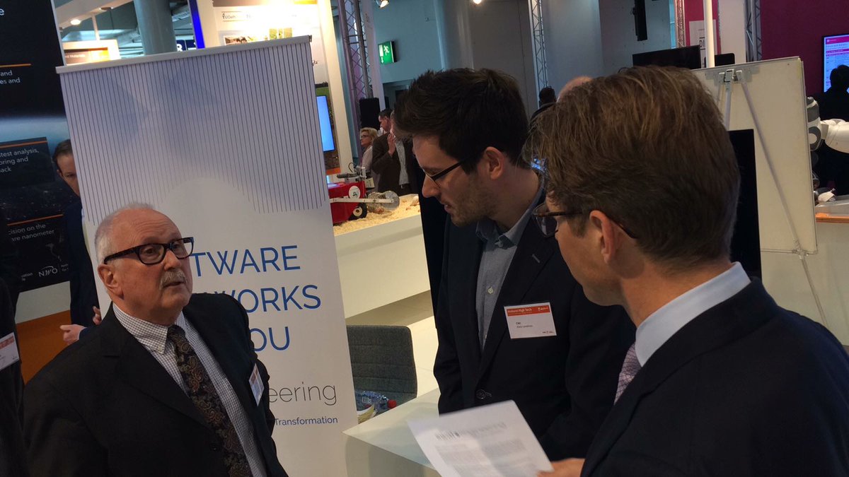 CWI (@cwinl) on Twitter photo Staatssecretaris Dekker bezoekt de stand van CWI-spinoff SWATengineering bij de #HannoverMesse, met <a href="/DavyLandman/">Davy Landman</a> en <a href="/PaulKlint/">Paul Klint</a> Staatssecretaris Dekker bezoekt de stand van CWI-spinoff SWATengineering bij de #HannoverMesse, met <a href="/DavyLandman/">Davy Landman</a> en <a href="/PaulKlint/">Paul Klint</a>