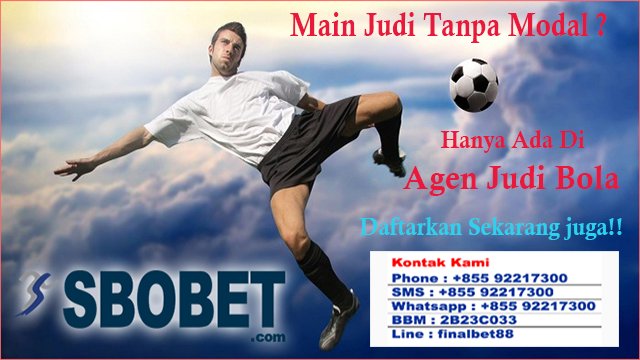 Bandar agen taruhan judi bola sbobet online