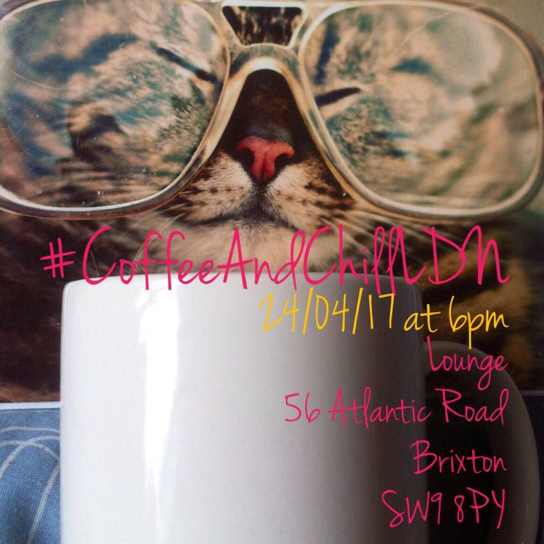 CoffeeNChillLDN's tweet image. Good morning! Looking forward to see you later on at #CoffeeAndChillLDN!

🎉 😊 ☕️