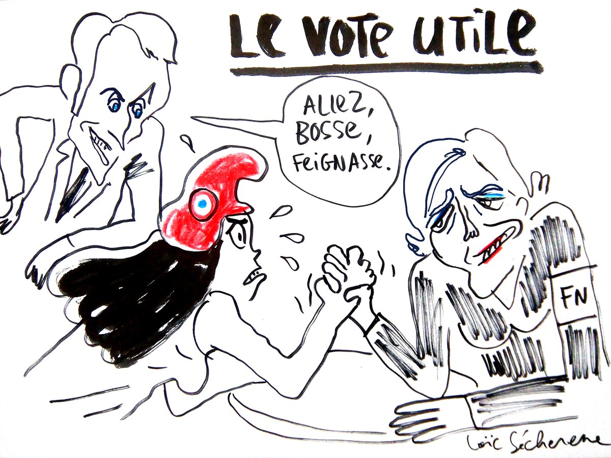 Le Vote Utile
(Pour @2017endessins et #MediapartLive )