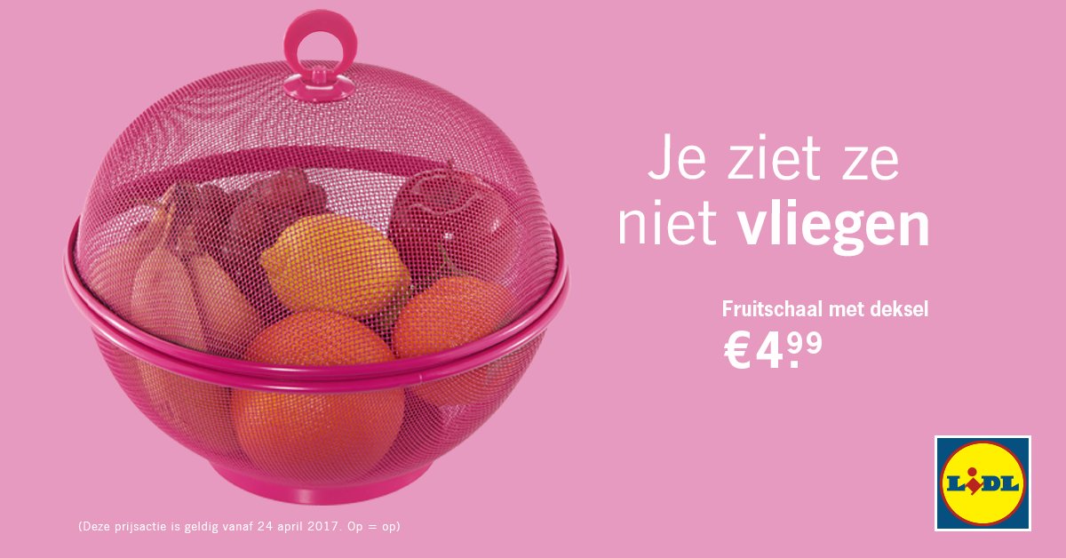 corruptie Aanvankelijk token Lidl Nederland on Twitter: "Deze fruitschaal heeft namelijk een deksel om  ze weg te houden! Handig, toch? https://t.co/93nBZgLlbm  https://t.co/NftVgLAosF" / Twitter