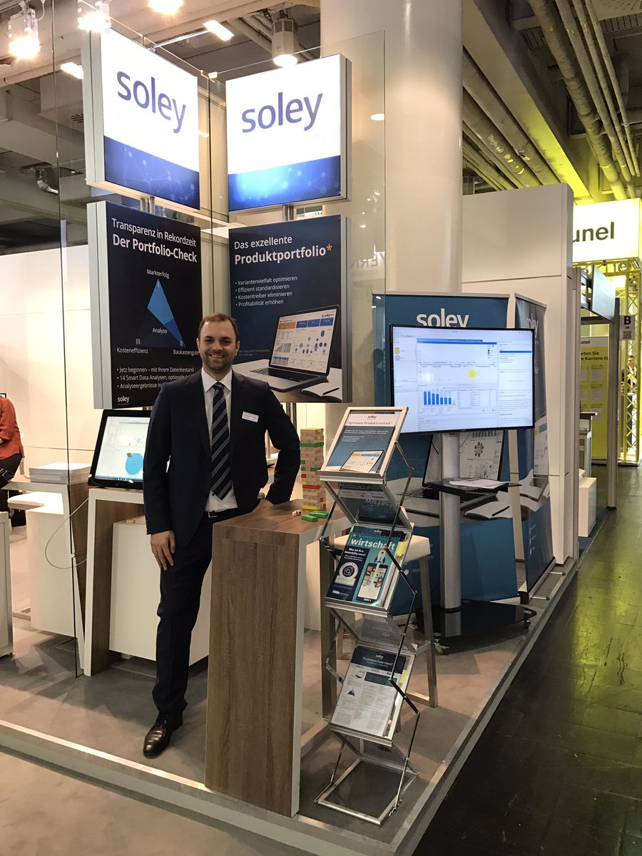 Maximol's tweet photo. @soley bei @BayernInnovativ auf der #hannovermesse in der Halle 2, Stand A52. Wir zeigen Ihnen den #PortfolioCheck #SmartDataRevolution https://t.co/zNT27SKINf