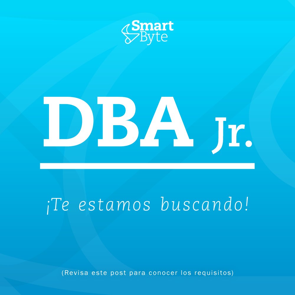 SmartByteMX's tweet image. #SeBusca DBA Jr. 

Revisa los requisitos y ¡únete a nuestro equipo!
facebook.com/SmartByteMX/ph…

#BolsaDeTrabajo #TrabajoSiHay #Vacante