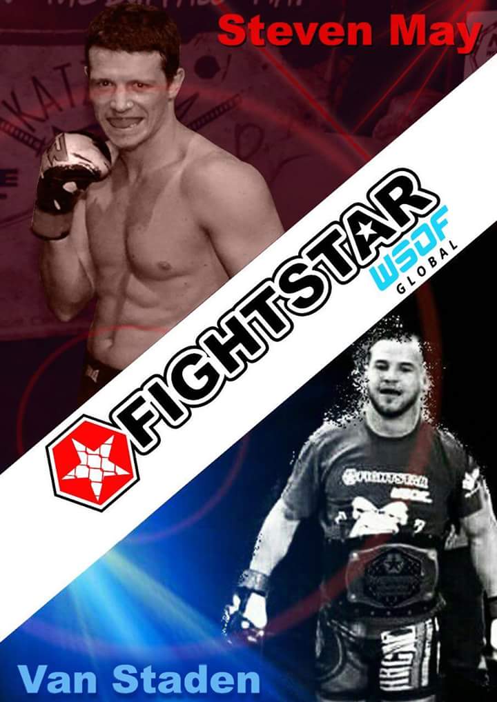 FS26 6May van Staden VS May FS WW Title <a href="/fightstarsSA/">FIGHTSTAR</a> <a href="/WSOFGlobal/">WSOF Global</a> @KatzMMA <a href="/DominatorDoyle/">Cedric Doyle</a> <a href="/krugerjpMMa/">jp kruger</a> <a href="/ALBRecord/">Alberton Record</a>