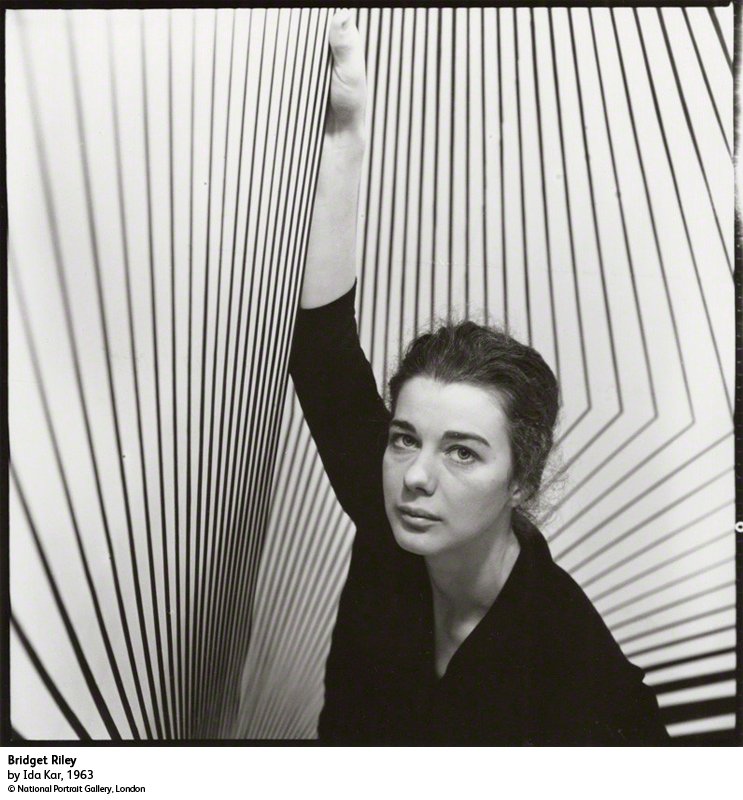 \"I work with nature, although in completely new terms.\"
Happy birthday Bridget Riley!  